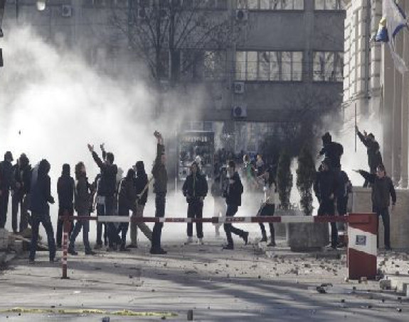 Zapaljena zgrada Predsjedništva BiH