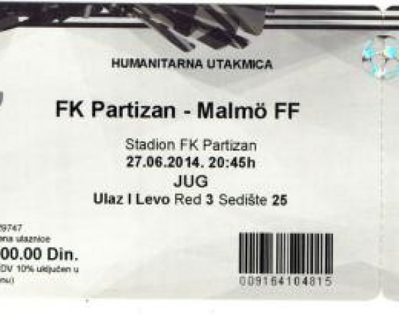 Večeras: Partizan - Malme
