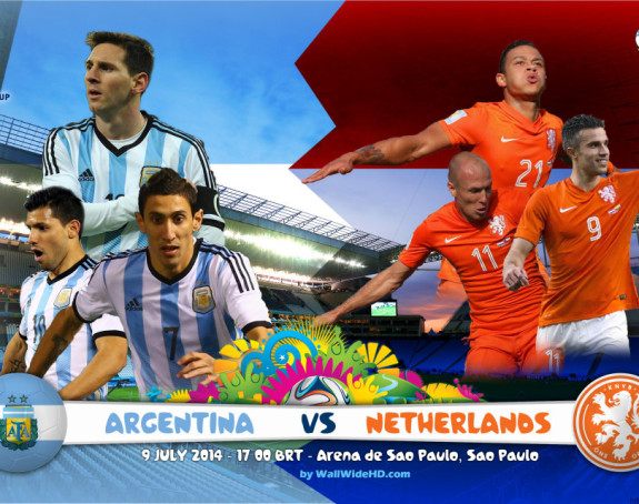 SP - večeras drugo 1/2: Holandija - Argentina