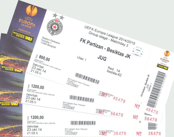 UEFA upozorila Partizan i Bešiktaš!