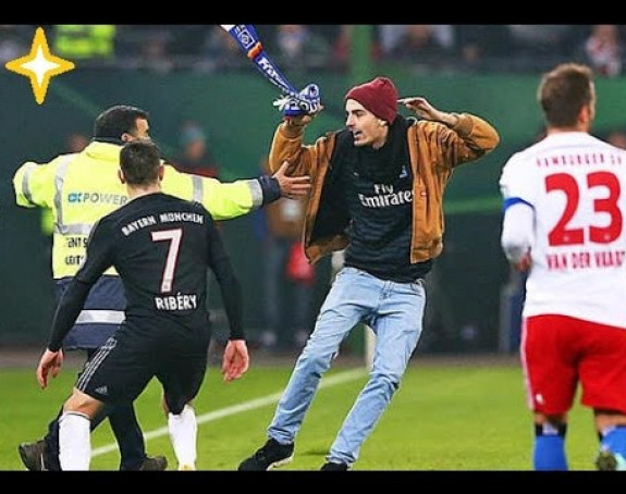 Video: Navijač HSV-a napao Riberija!