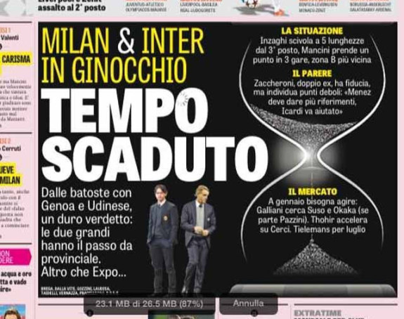 Milan i Inter u potpunom mraku!