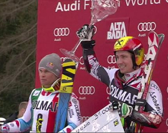 Hiršeru veleslalom u Alta Badiji