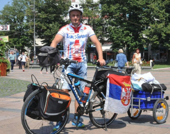 Краљевчанин креће бициклом у Јапан