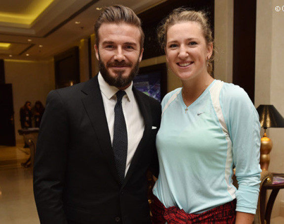 Video: Azarenka sa Bekamom - Prelijep je!!!
