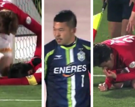 Video: Ono kad golman nokautira dvojicu!