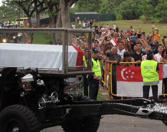 Sahranjen osnivač Singapura