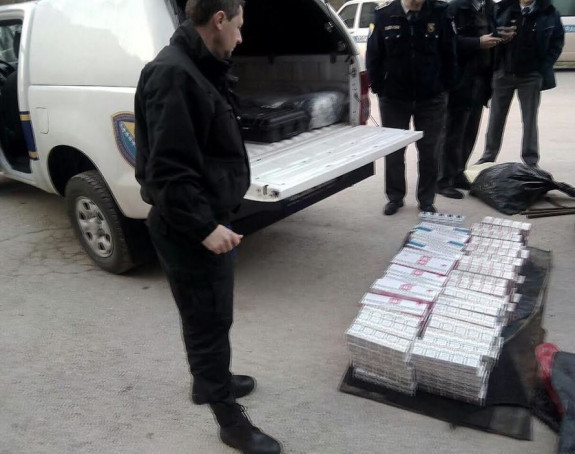 Spriječen šverc cigareta u autobusu