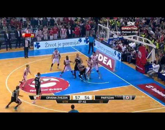 ABA: Zvezda - Partizan, čin drugi!