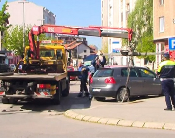 Zamka za vozače u centru Bijeljine!