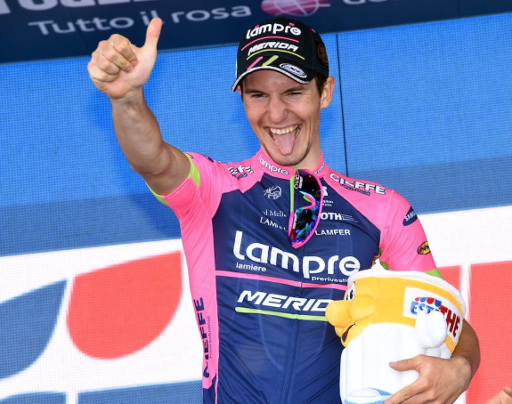 Ђиро: Словенац освојио етапу, Контадору ''пинк'' мајица!