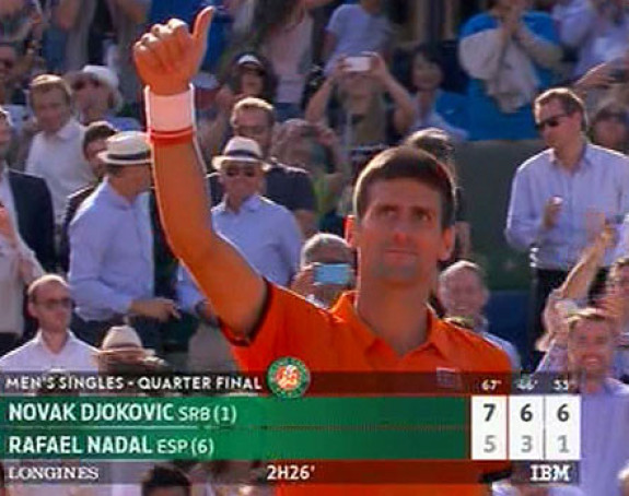 RG: Uspio je! Noletu istorijski meč protiv Rafe sa 3:0!