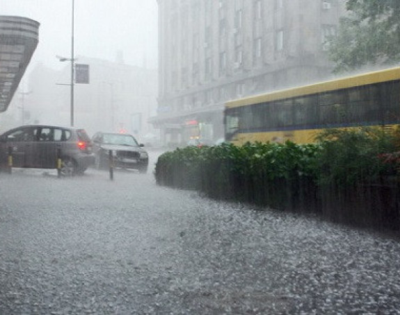 Kiša za 5 minuta poplavila Beograd