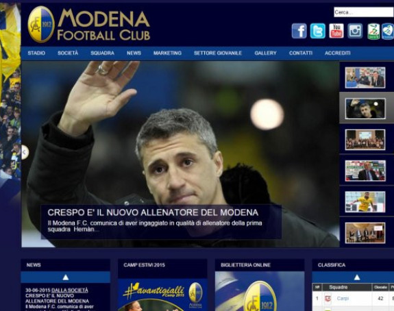 Ljudi, znate li ko je trener Modene?! Neko mnogo poznat!