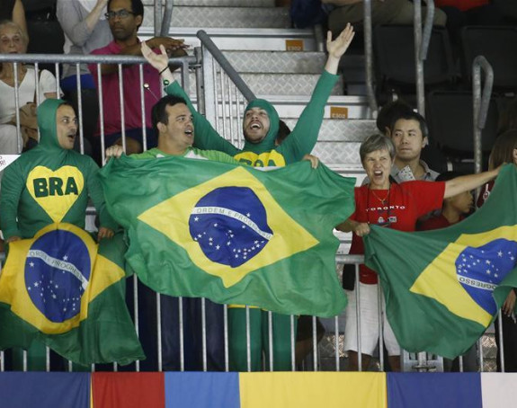 Brazilci kao niko nikad navijali za Srbiju!