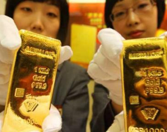 Kineske zlatne rezerve porasle za 19 tona