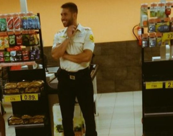 Серхио Рамос обезбјеђење у супермаркету?!