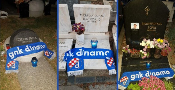 Dinamo u BG: Šalovi i cvijeće za Bobeka, Čavu, Čika, Conju...