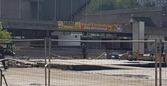 Mina na platou kod Skenderije