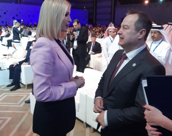 Ivica Dačić sa Ivankom Tramp u Kataru (VIDEO)