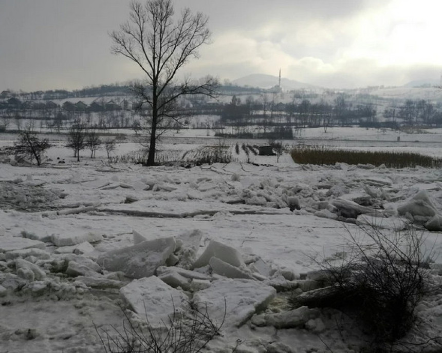 Strah od otapanja: Led prekrio Bosnu