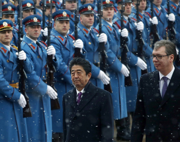 Vučić svečano dočekao Abea