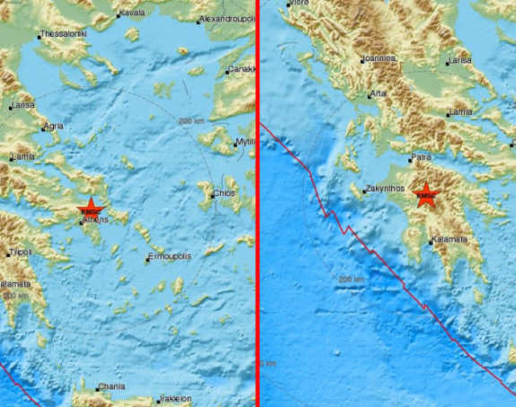 Dva zemljotresa pogodila Grčku