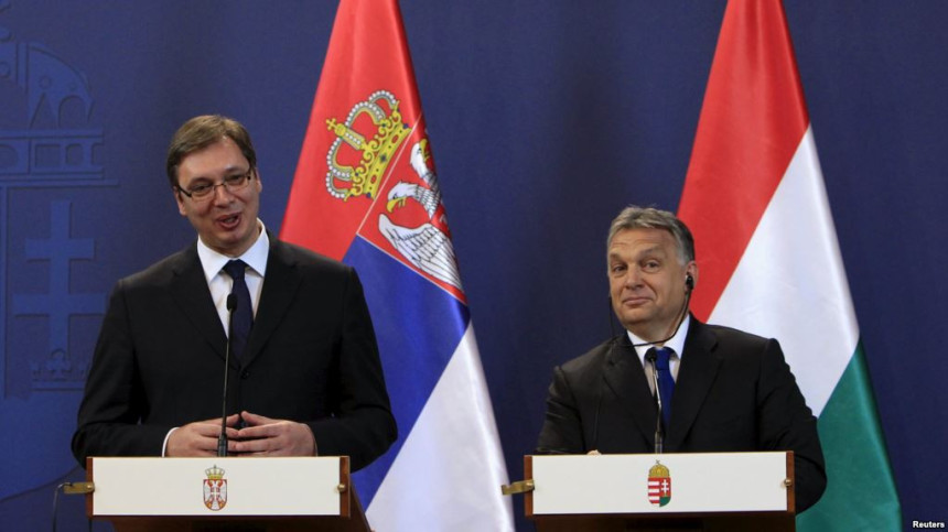 Radna večera Vučića i Orbana