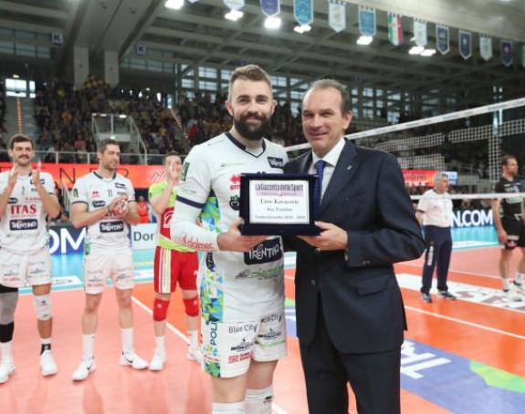Uroš Kovačević dobitnik "Trofeja Gazeta" 2019.