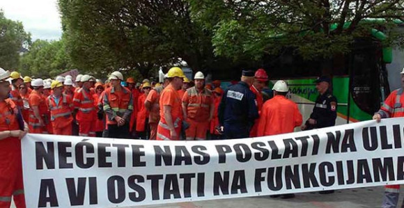 Rudarima nije odobren protest