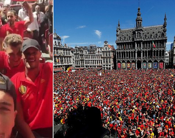 Belgijanci u Briselu dočekani kao heroji!