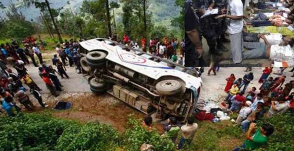 Poginule 33 osobe u automobilskoj nesreći