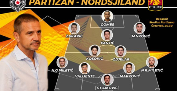 LE: Partizam - tim za Nordsjiland...