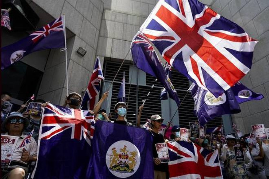 Demonstranti žele da London izvrši pritisak na Kinu