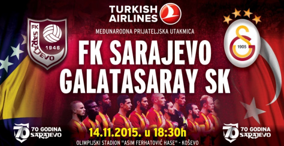 Prijateljska: Sarajevo - Galatasaraj 3:3!