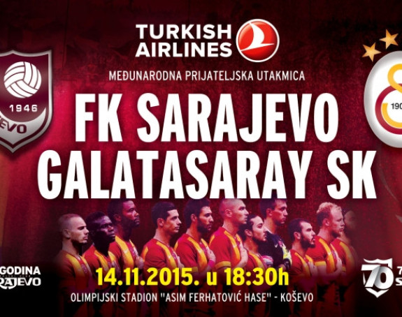 Prijateljska: Sarajevo - Galatasaraj 3:3!