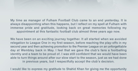 Jokanov oproštaj: Bio je ovo uzbudljiv put...