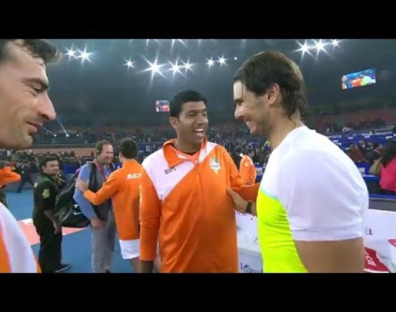 Видео: Реакција Надала кад је сазнао да ће му Томић бити саиграч!