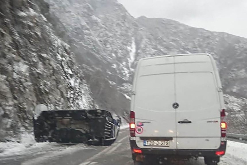 Otežan saobraćaj kod Jablanice
