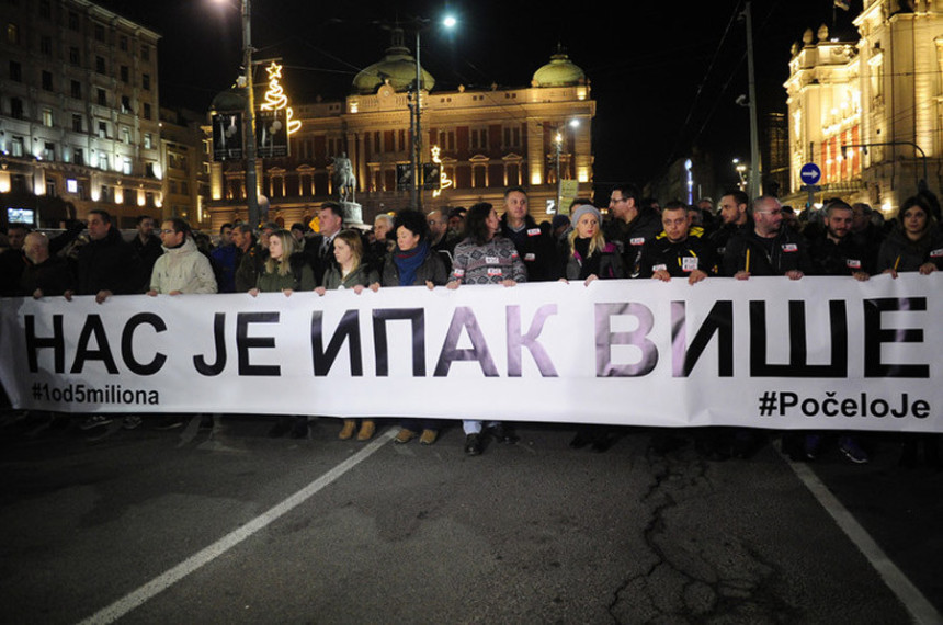 Протестни скуп за Оливера Ивановића