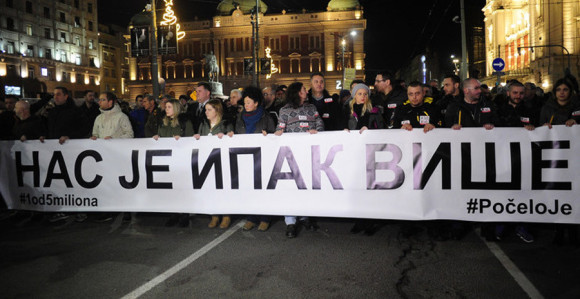 Protestni skup za Olivera Ivanovića
