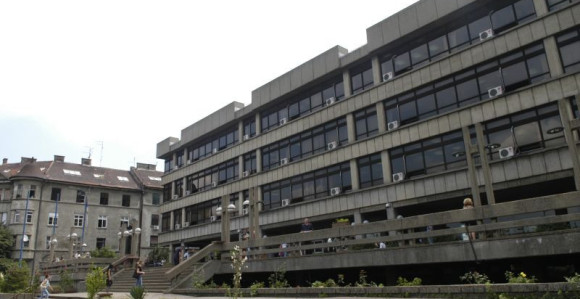 Pao radnik sa Palate pravde