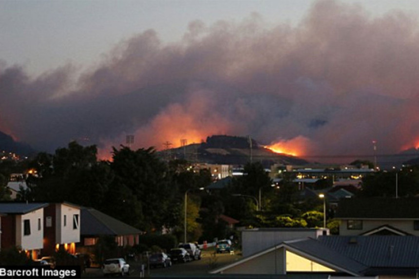 Požar na Novom Zelandu