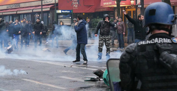Nemiri se proširili u centar Pariza