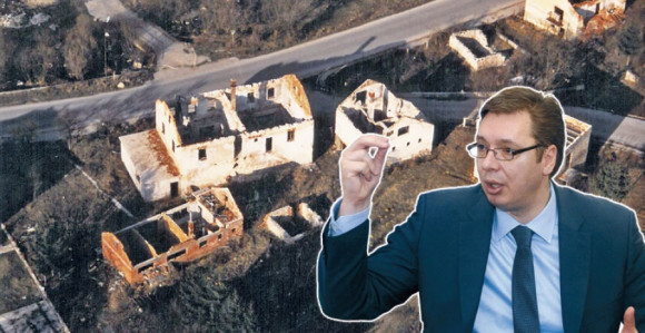 Zapalili su selo i ispisali "U" 