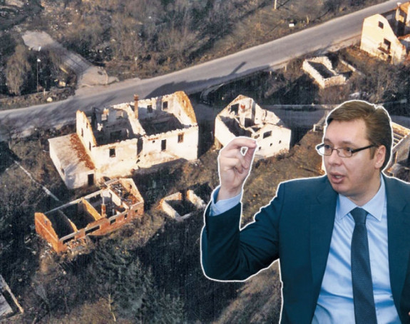 Zapalili su selo i ispisali "U" 