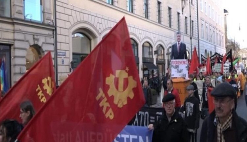 Protesti protiv NATO u Minhenu