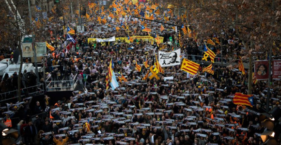 Protestni marš ulicama Barselone