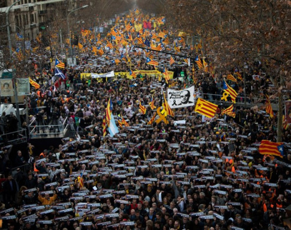 Protestni marš ulicama Barselone