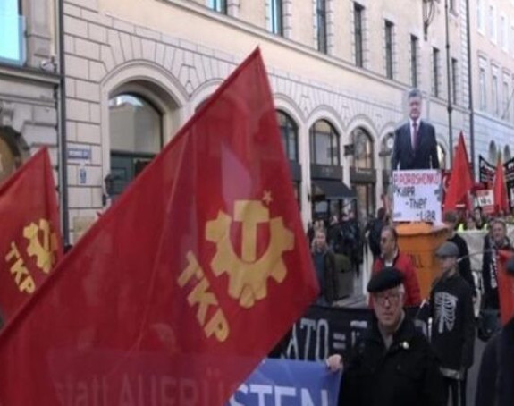 Протести против НАТО у Минхену
